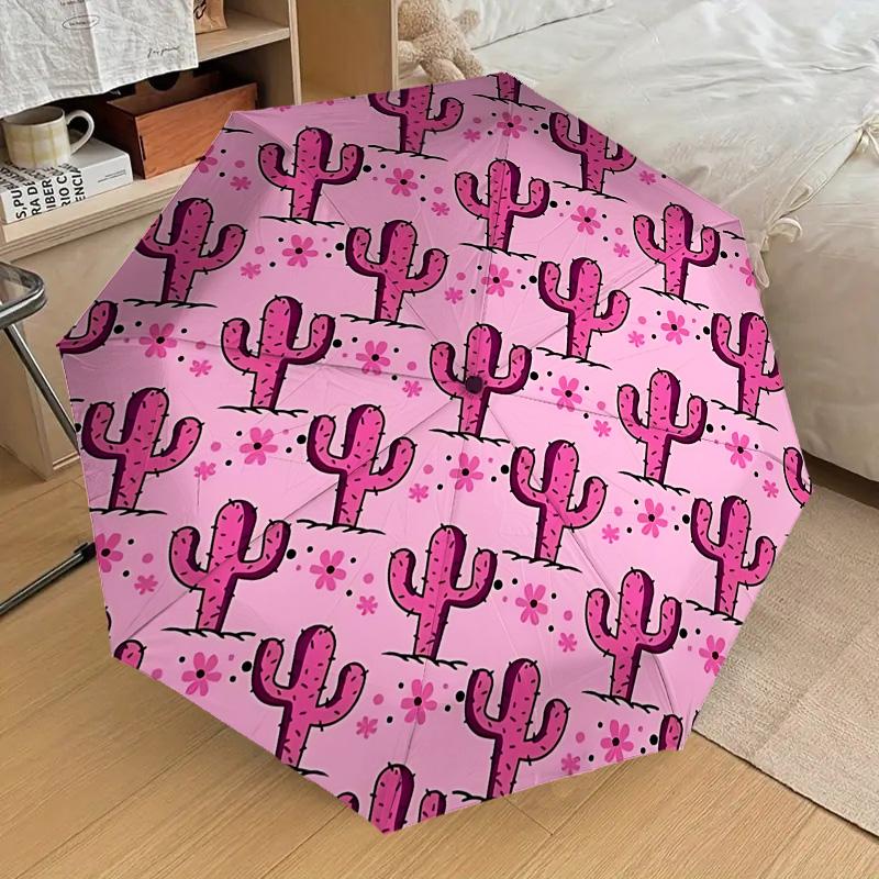 Cactus Themed Folding Umbrella Fashion Auto-Open 8 Iron Ribs Plastic Handle Foldable Sunshade Perfect Christmas Gifts
Cactus Themed Folding Umbrella Fashion Auto-Open 8 Iron Ribs Plastic Handle Foldable Sunshade Perfect Christmas Gifts
