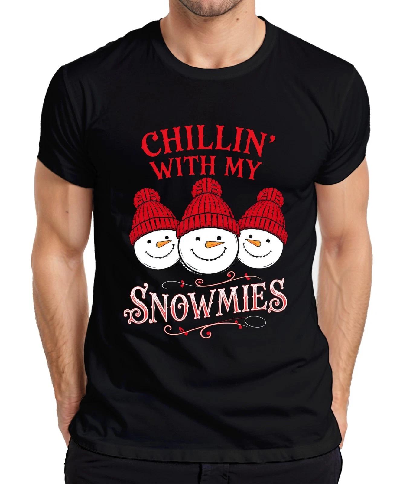 Chillin With My Snowmies Christmas Snowman Winter Funny Men s T-Shirt- 3XL
Chillin With My Snowmies Christmas Snowman Winter Funny Men s T-Shirt- 3XL