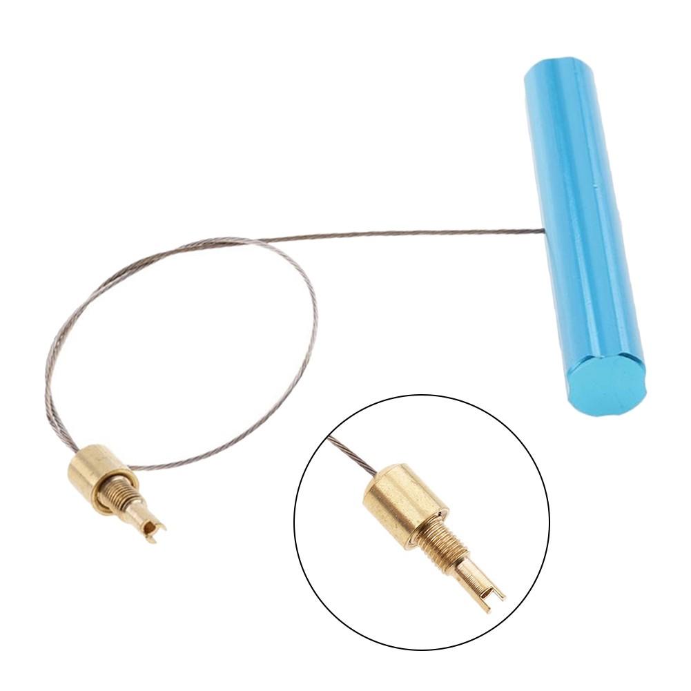 Инструмент для извлечения штока клапана шины Инструмент для извлечения штока клапана Извлекатель сердечника клапана синий
Инструмент для извлечения штока клапана шины Инструмент для извлечения штока клапана Извлекатель сердечника клапана синий