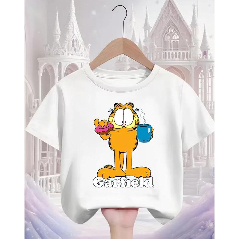 Summer Garfield Fashion T-Shirt for Children Boys and Girls Cute Kawaii Cartoon Crew Neck Street Style 100
Summer Garfield Fashion T-Shirt for Children Boys and Girls Cute Kawaii Cartoon Crew Neck Street Style 100