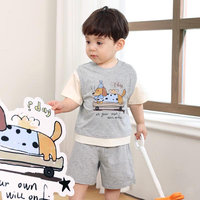 LUSON Baby Boy Cool-Feel Short Sleeve Summer Set 120
LUSON Baby Boy Cool-Feel Short Sleeve Summer Set 120