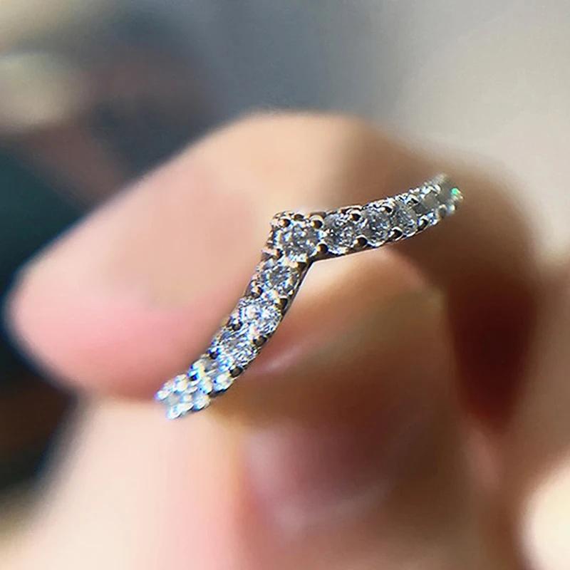 Huitan Simple Stylish V Shaped Rings for Women with Shiny Cubic Zircon Charms Sparkling Delicate Accessories Chic Party Zircon 6
Huitan Simple Stylish V Shaped Rings for Women with Shiny Cubic Zircon Charms Sparkling Delicate Accessories Chic Party Zircon 6