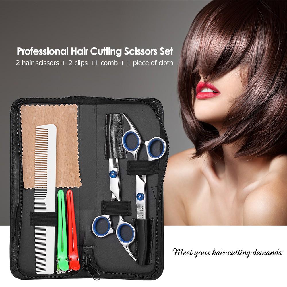 7-in-1 Professional Hair Cutting Scissors Set Hairdressing Tool Salon Home Barber Shears Hair Thinning Kit Type A
7-in-1 Professional Hair Cutting Scissors Set Hairdressing Tool Salon Home Barber Shears Hair Thinning Kit Type A