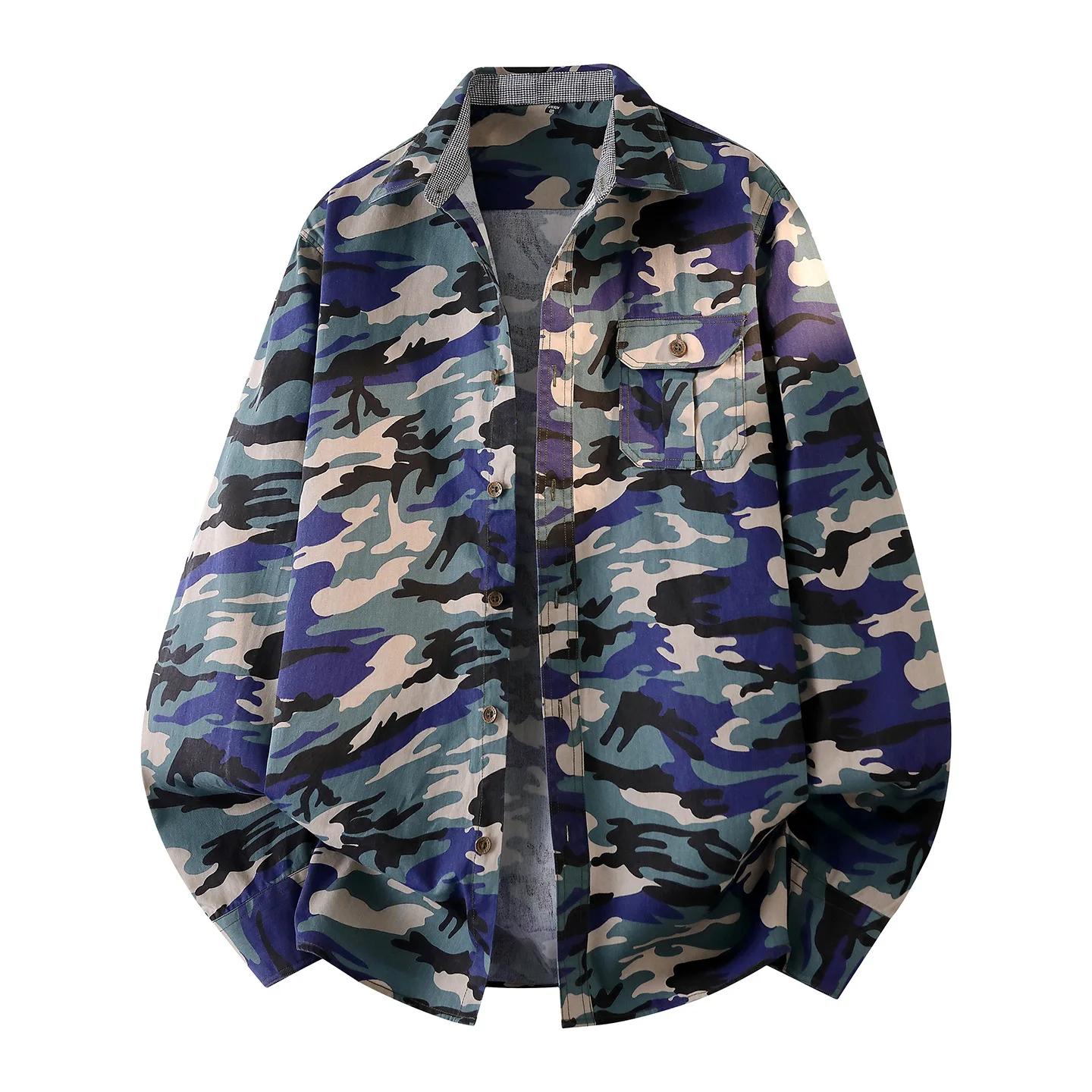 Men s Cotton Camouflage Shirts Long Sleeve Military Style Cargo Shirt Casual Loose Fit Hiking Male Chic Breathable Work Blouse 43 армія зелений колір/синій
Men s Cotton Camouflage Shirts Long Sleeve Military Style Cargo Shirt Casual Loose Fit Hiking Male Chic Breathable Work Blouse 43 армія зелений колір/синій