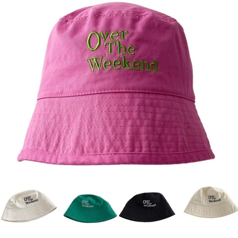 Embroidered Sun Protection Hat Shading Revealing Face Basin Hat Leisure Fisherman Hat Summer
Embroidered Sun Protection Hat Shading Revealing Face Basin Hat Leisure Fisherman Hat Summer