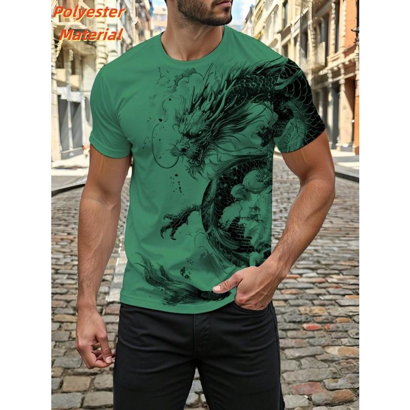Retro Chinese Dragon-style Summer 3D Printed Large-sized Men s T-shirt Is Loose and Comfortable Suitable for Daily Wear 6XL
Retro Chinese Dragon-style Summer 3D Printed Large-sized Men s T-shirt Is Loose and Comfortable Suitable for Daily Wear 6XL