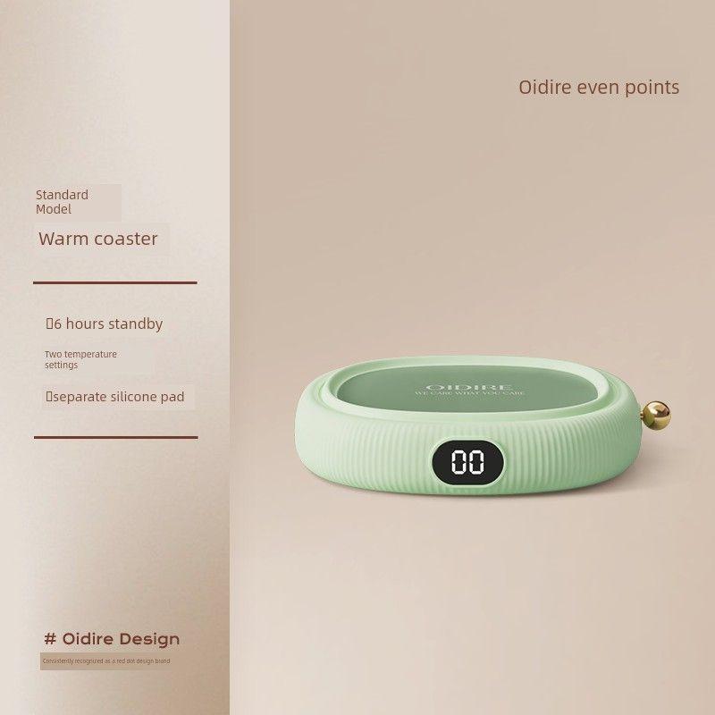 Oidire Constant Temperature Heating Coaster, Warm Cup Mat, Hot Milk Artifact, Warm Cup, Intelligent Automatic Insulation Water Cup Classic Model (Without Water Cup) 141X133X95 mm
Oidire Constant Temperature Heating Coaster, Warm Cup Mat, Hot Milk Artifact, Warm Cup, Intelligent Automatic Insulation Water Cup Classic Model (Without Water Cup) 141X133X95 mm