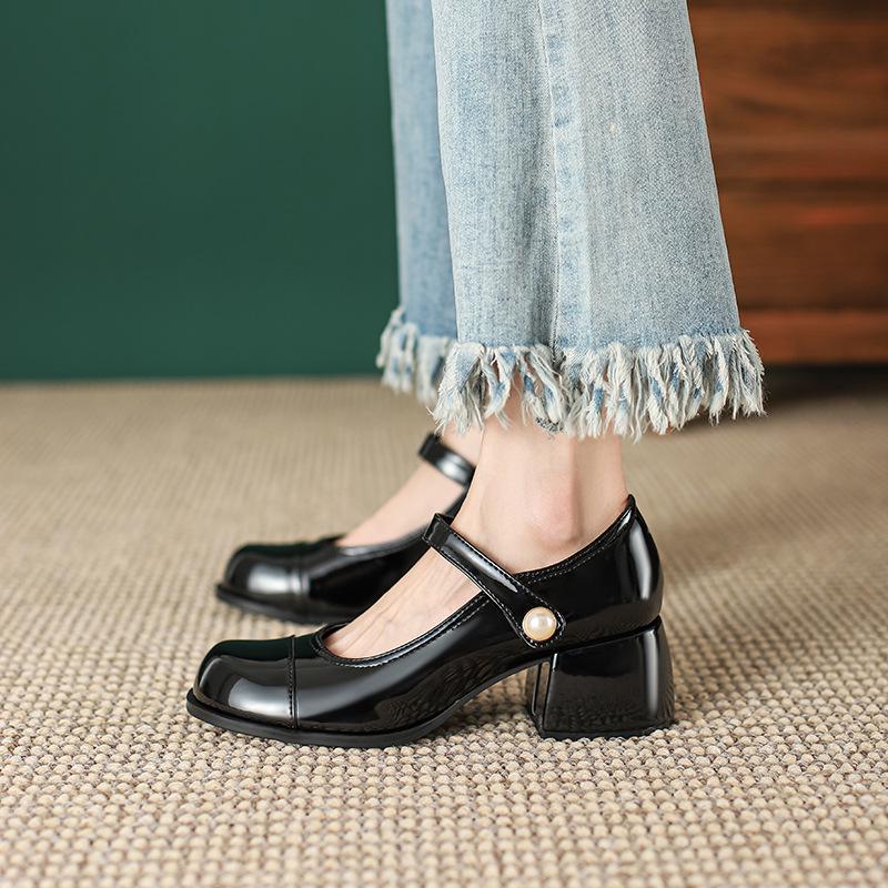 Korean Fairy Style Mary Jane Shoes - Women s 2023 Spring/Summer Round Toe Chunky Heel, Low-Cut, Solid Color 34 вино красного
Korean Fairy Style Mary Jane Shoes - Women s 2023 Spring/Summer Round Toe Chunky Heel, Low-Cut, Solid Color 34 вино красного