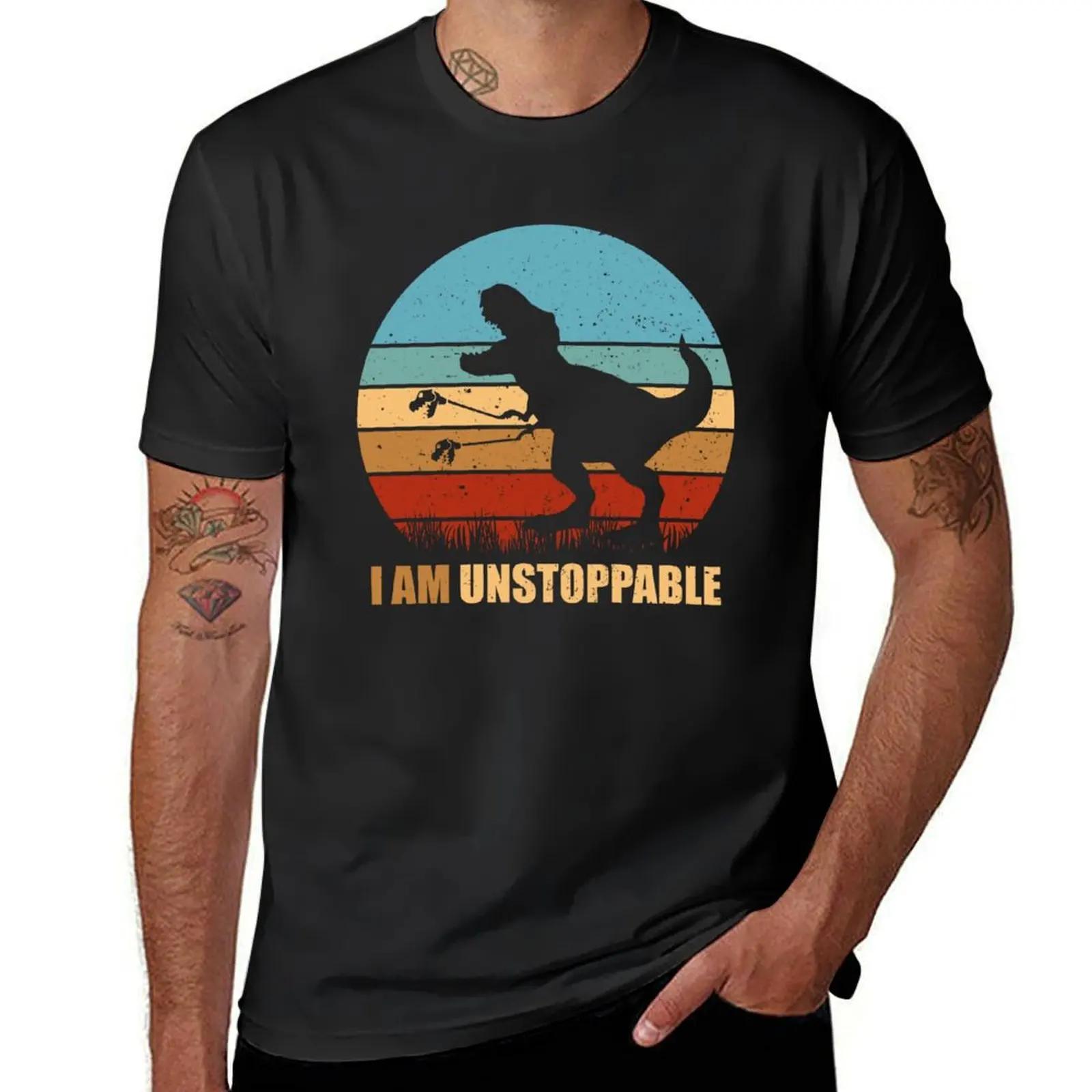 Im Unstoppable T Rex TShirt customs Aesthetic clothing summer top mens white t shirts 4XL
Im Unstoppable T Rex TShirt customs Aesthetic clothing summer top mens white t shirts 4XL