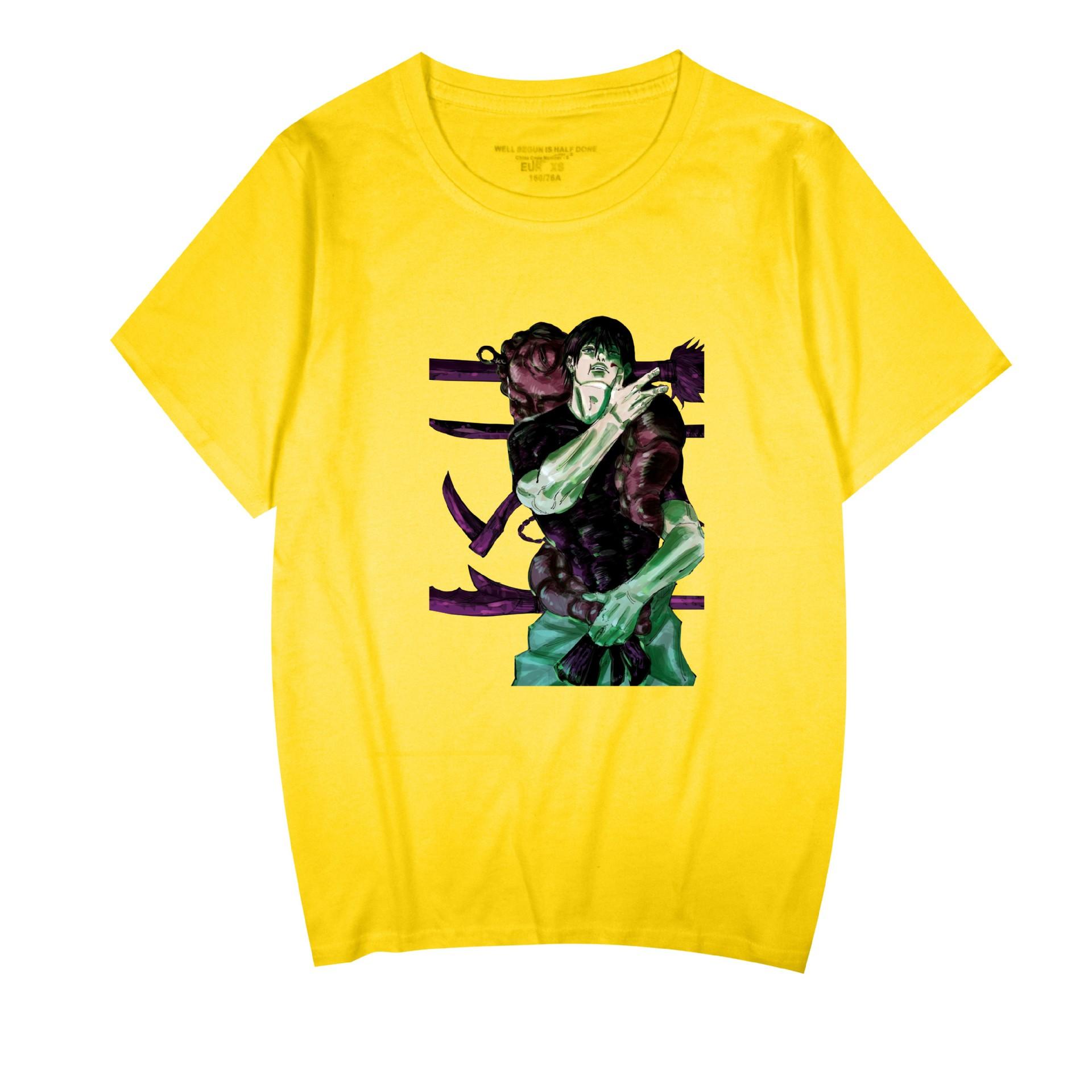 Jujutsu Kaisen Anime Women Men s T-shirts Graphic Shirt Cartoon Printed O-Neck Oversized Short Sleeves XXS жовтий
Jujutsu Kaisen Anime Women Men s T-shirts Graphic Shirt Cartoon Printed O-Neck Oversized Short Sleeves XXS жовтий