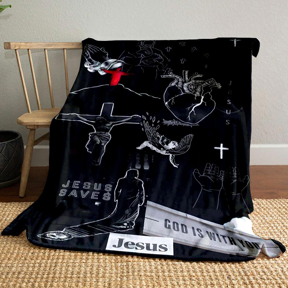 Jesus Cross Heart Blanket Printed Blanket for Living Room Bed Couch lunch break Soft Cozy Blanket for Friend s festival Gift 80cm x 120cm
Jesus Cross Heart Blanket Printed Blanket for Living Room Bed Couch lunch break Soft Cozy Blanket for Friend s festival Gift 80cm x 120cm