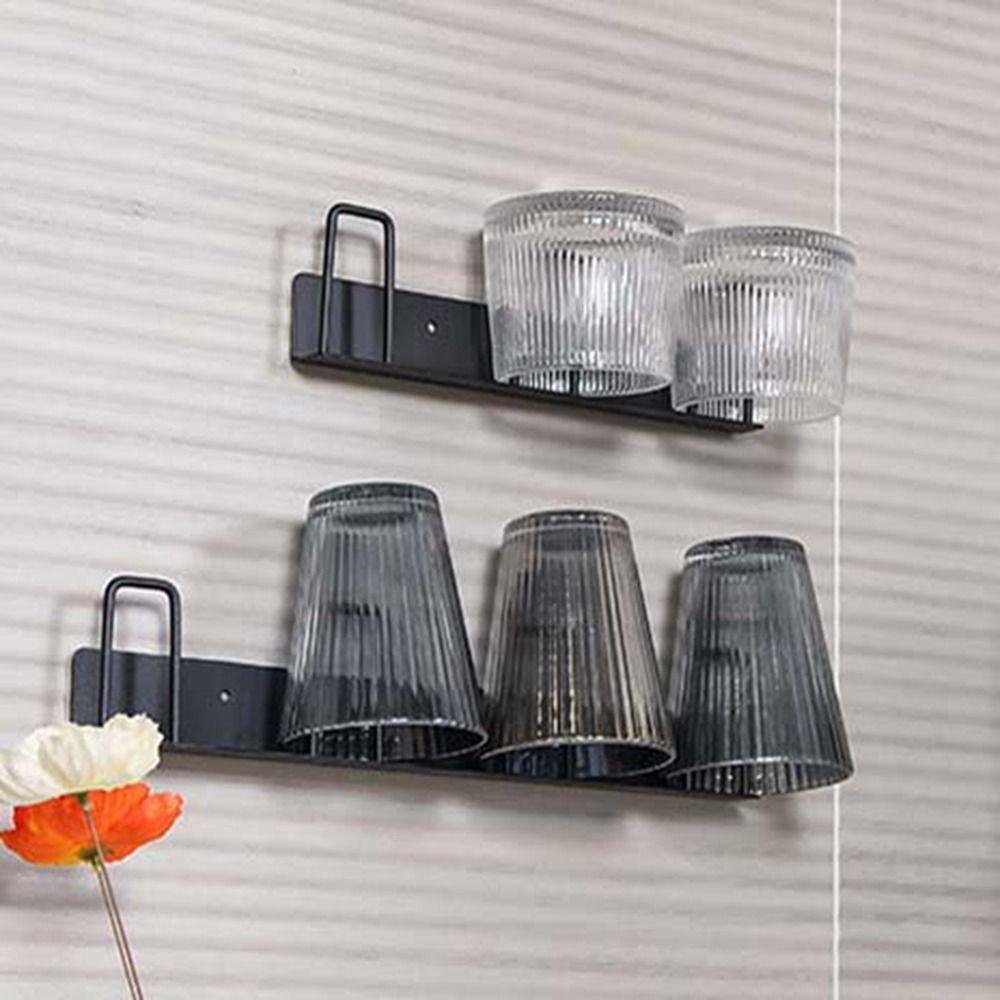 No Drilling Coffee Cups Holder Metal Cup Holder Practical Cup Storage Rack Kitchen Black-3 Hooks
No Drilling Coffee Cups Holder Metal Cup Holder Practical Cup Storage Rack Kitchen Black-3 Hooks