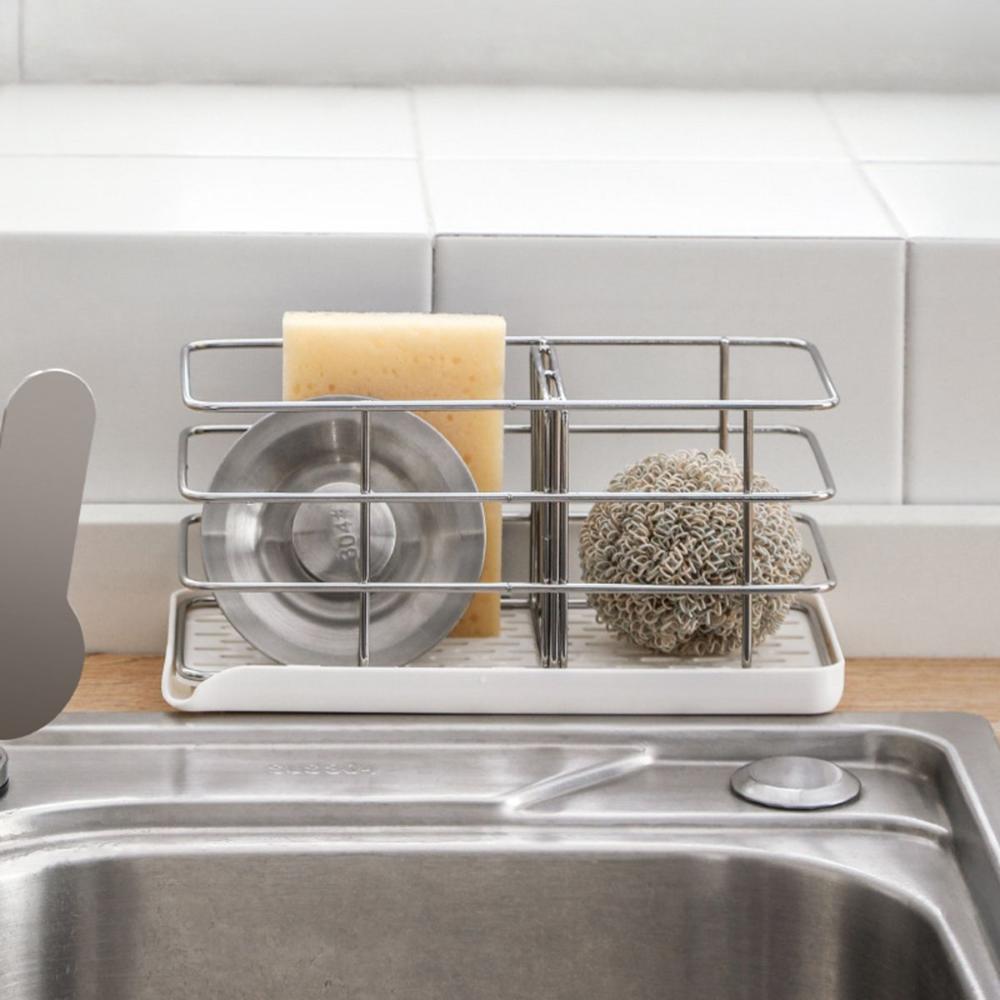 Soap Dispenser Dish Freestanding Stainless Steel Sponge Tray Sink Organizer Drain Rack Brush Holder
Soap Dispenser Dish Freestanding Stainless Steel Sponge Tray Sink Organizer Drain Rack Brush Holder
