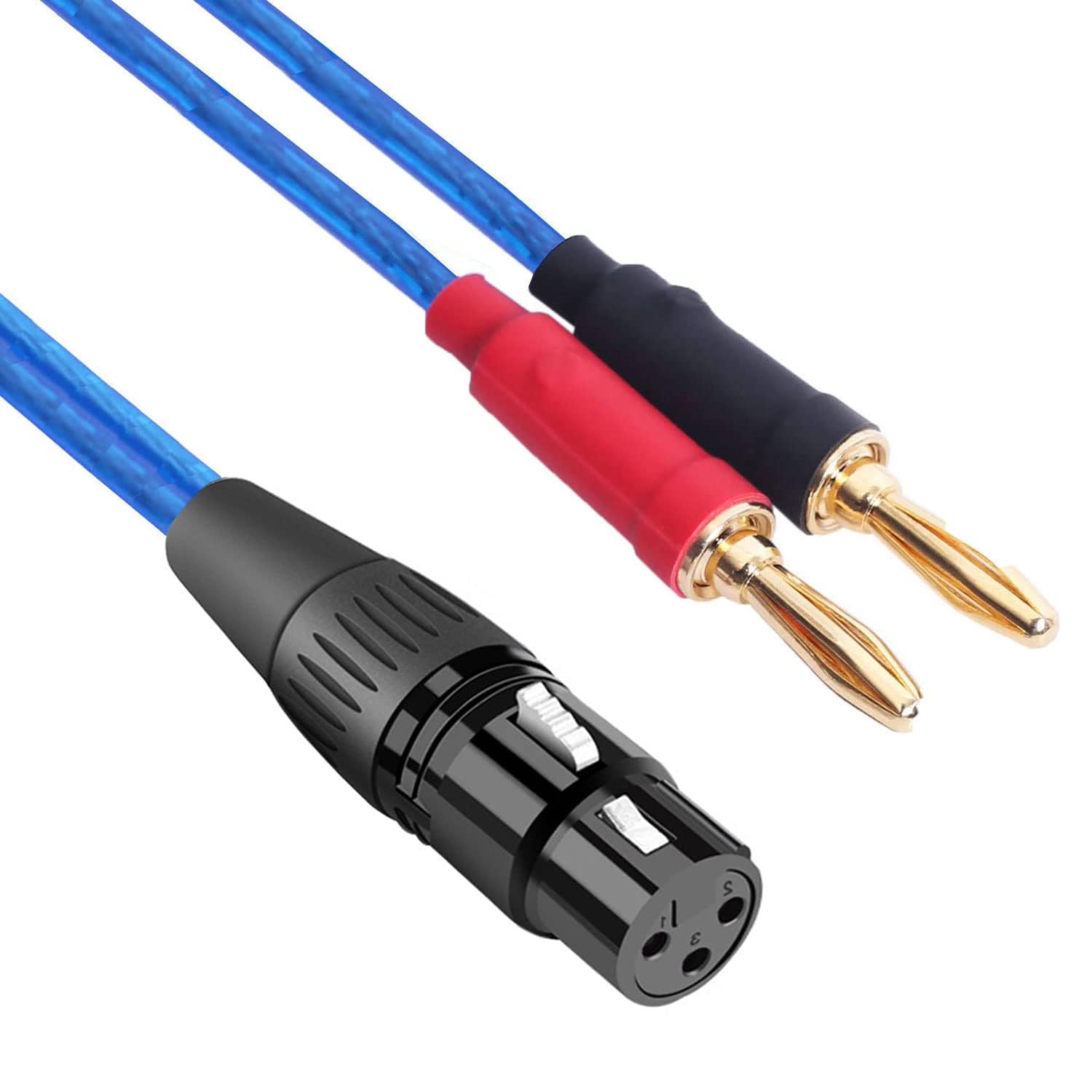 Luxferre XLR to Banana Cable, Banana Plug Converter, 6N OFC Speaker Cable, Banana Plug to XLR Converter Cable, Replacement Cable, Audio Cable,
Luxferre XLR to Banana Cable, Banana Plug Converter, 6N OFC Speaker Cable, Banana Plug to XLR Converter Cable, Replacement Cable, Audio Cable,