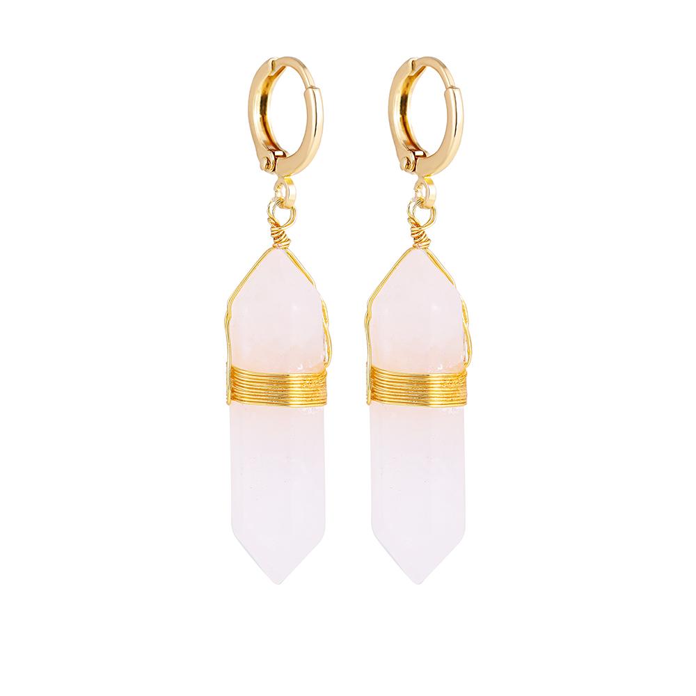 Fashion Handmade Wire Wrapped Purple Natural Stone Hexagonal Bullet Drop Earrings for Women Polygon Statement Earring розовый кварц
Fashion Handmade Wire Wrapped Purple Natural Stone Hexagonal Bullet Drop Earrings for Women Polygon Statement Earring розовый кварц