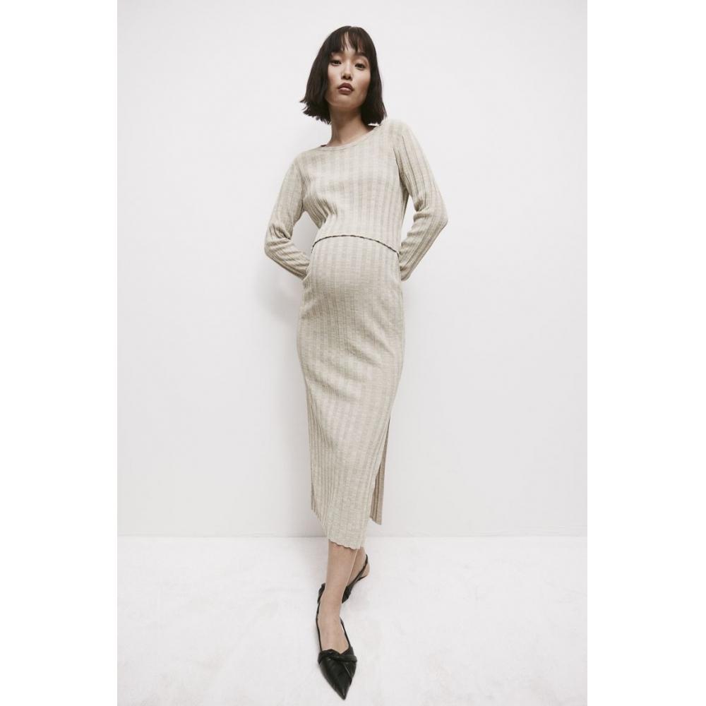 Комплект из 2 предметов вязаный в рубчик HM MaMa светло-бежевый меланжевый
Комплект из 2 предметов вязаный в рубчик HM MaMa светло-бежевый меланжевый