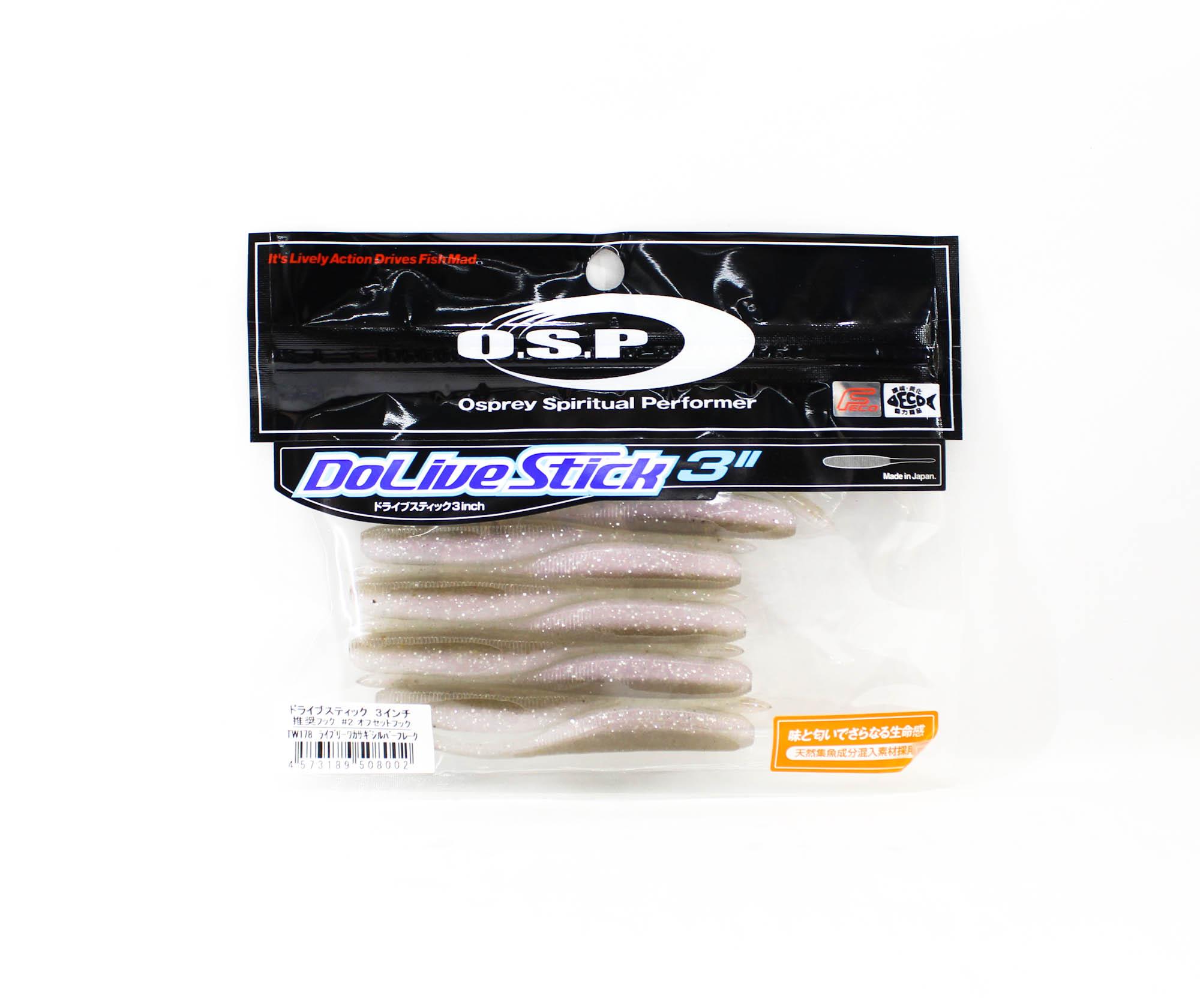 Мягкая приманка OSP Dolive Stick 3 дюйма TW-178 (8002)
Мягкая приманка OSP Dolive Stick 3 дюйма TW-178 (8002)