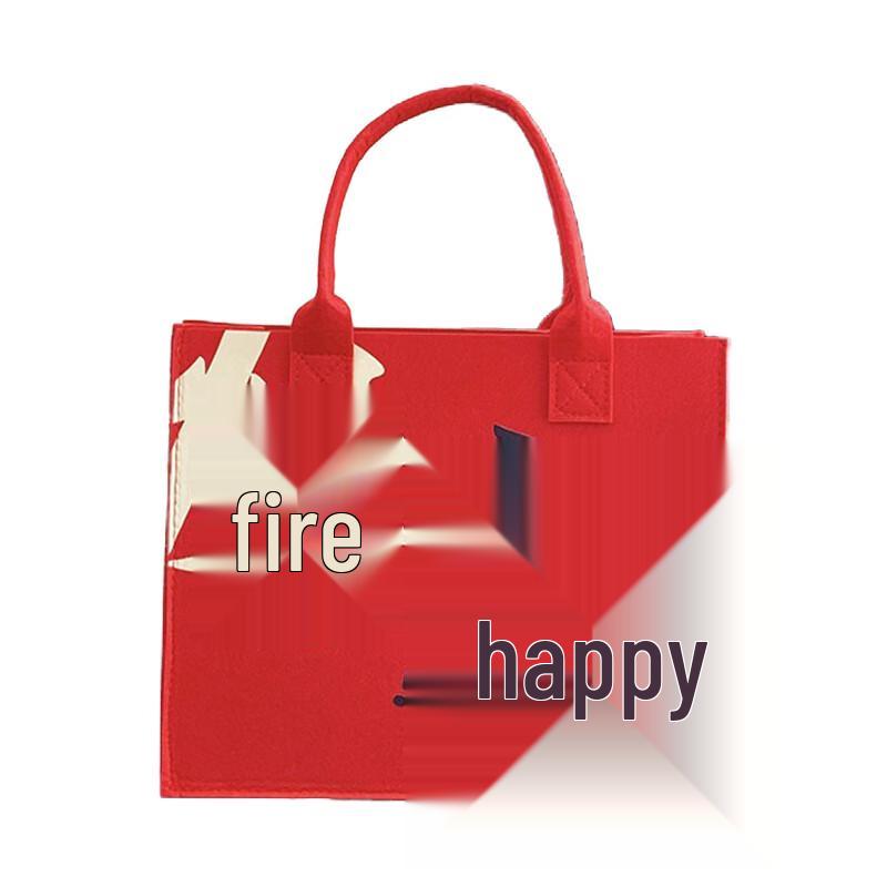 APLO Red Felt Tote Bag Medium
APLO Red Felt Tote Bag Medium