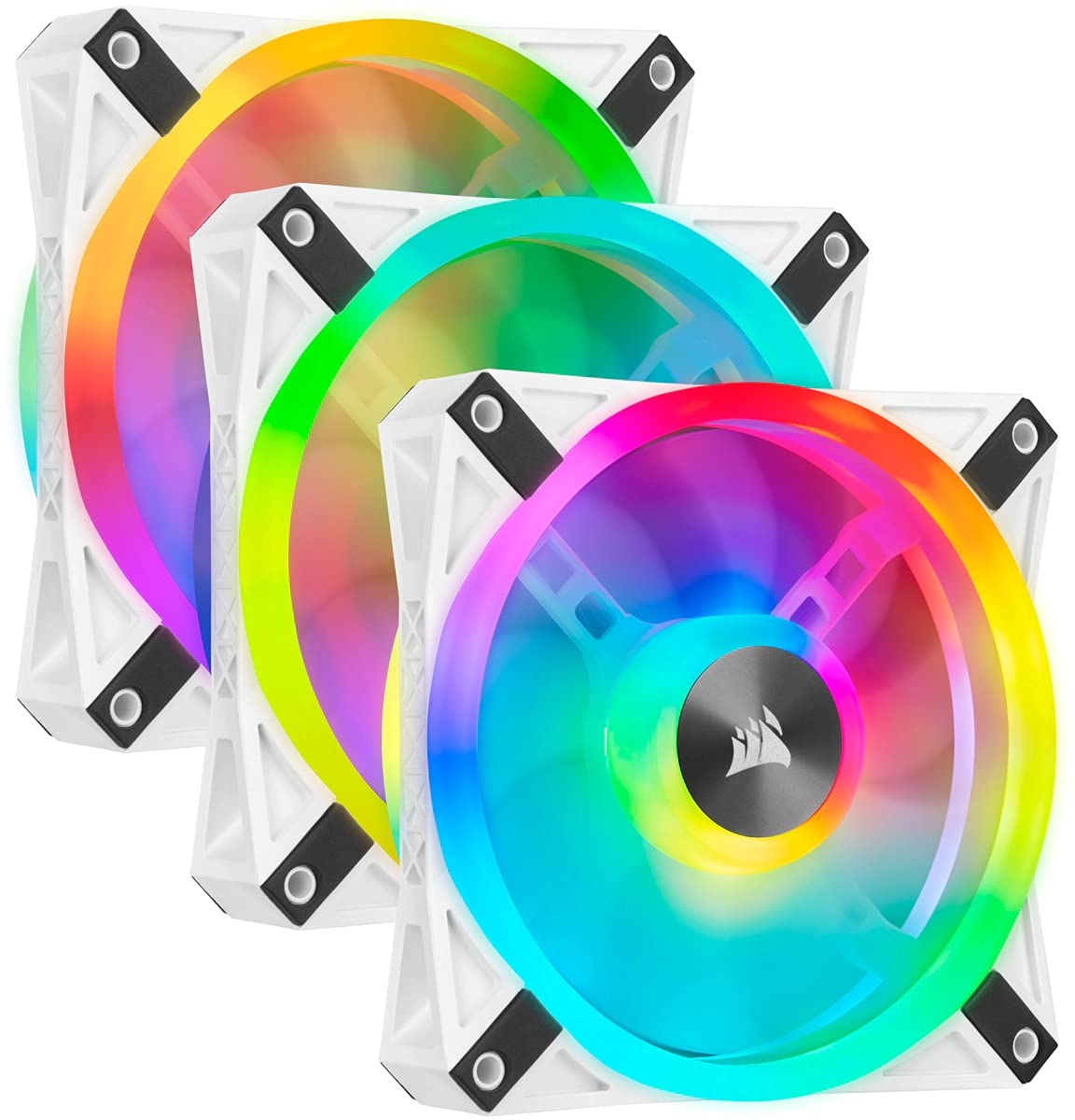 Corsair iCUE QL120 RGB White 120mm 3pcs set PWM compatible PC case fan FN1395 CO-9050104-WW
Corsair iCUE QL120 RGB White 120mm 3pcs set PWM compatible PC case fan FN1395 CO-9050104-WW