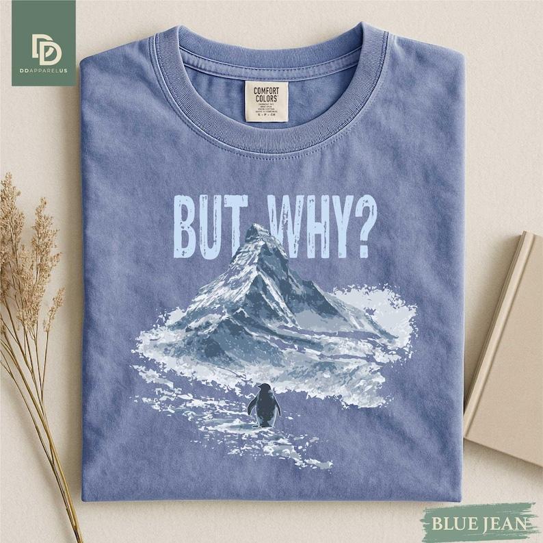 But Why Penguin Shirt Nihilist Penguin Tee Mountain Graphic Tee Funny Hiking Shirt for Adventurer 3XL
But Why Penguin Shirt Nihilist Penguin Tee Mountain Graphic Tee Funny Hiking Shirt for Adventurer 3XL