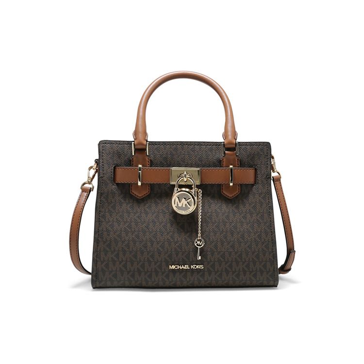 Michael Kors MK Hamilton Monogram Commuter Fashion Design Leather And Synthetic Leather Shoulder Crossbody Tote Bag Small 35F1GHMS1B-BROWN Basic Set (Bag+Dust Bag)
Michael Kors MK Hamilton Monogram Commuter Fashion Design Leather And Synthetic Leather Shoulder Crossbody Tote Bag Small 35F1GHMS1B-BROWN Basic Set (Bag+Dust Bag)
