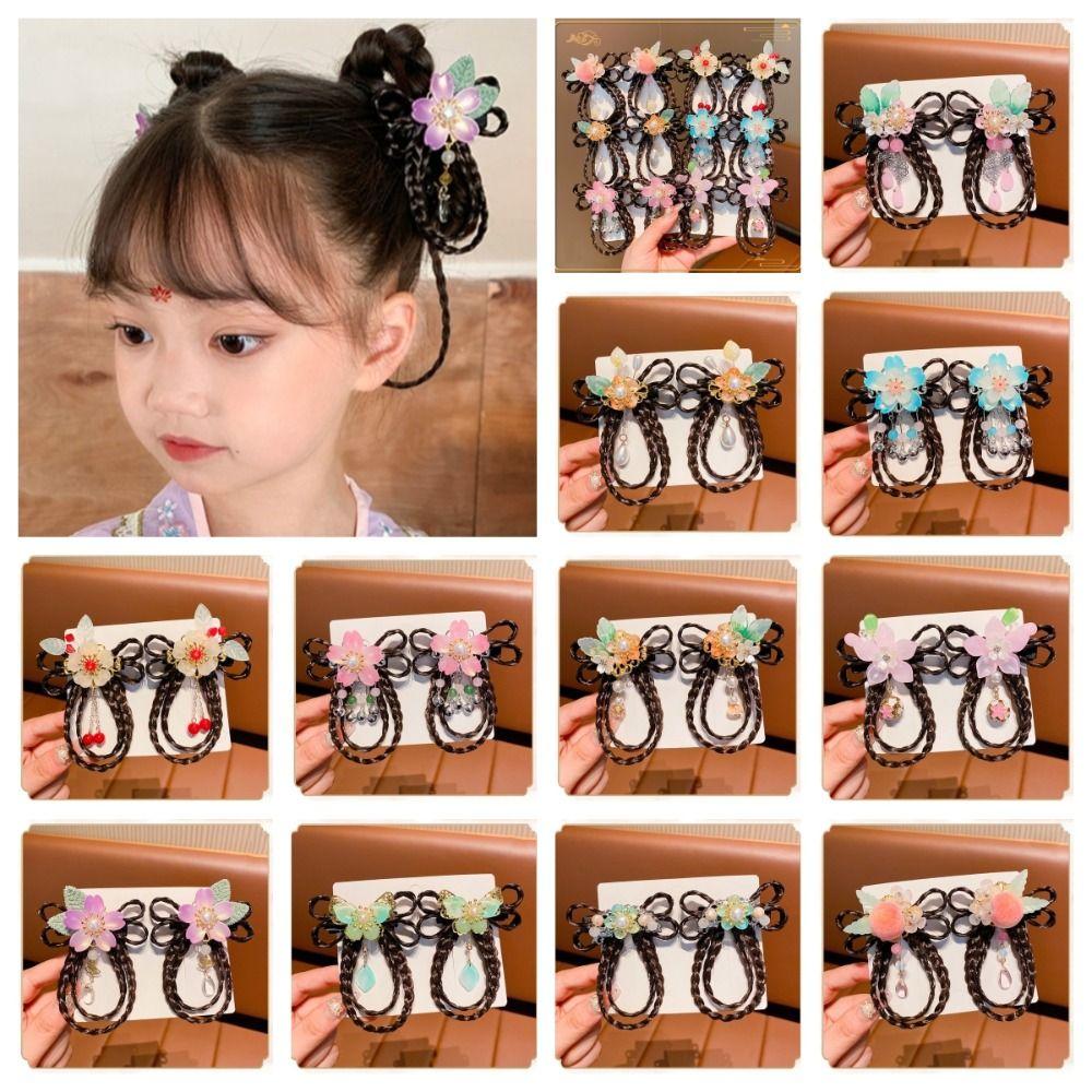 2Pcs Tassel Hanfu Headdress Wig Chinese Style Wig Braid Hairpin Princess Children Hair Clip Girls
2Pcs Tassel Hanfu Headdress Wig Chinese Style Wig Braid Hairpin Princess Children Hair Clip Girls