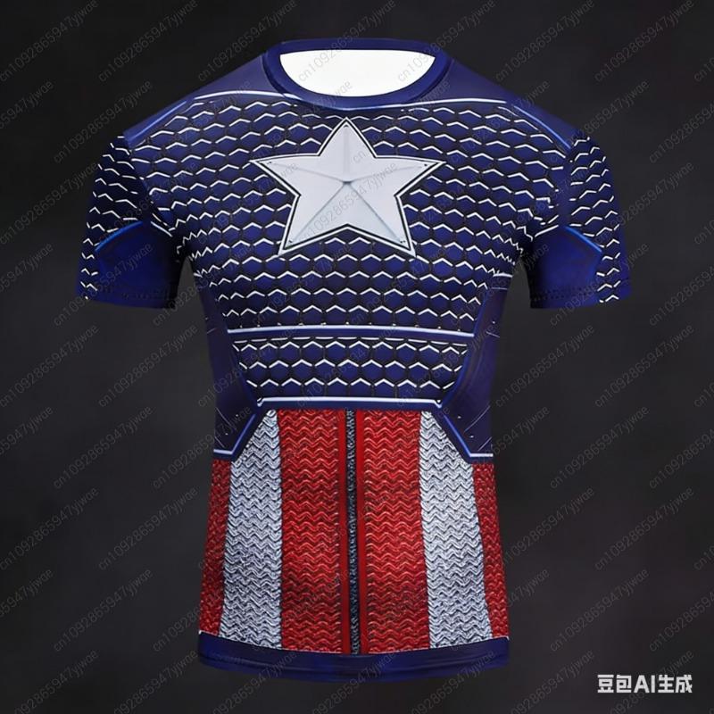 26 Mens Cosplay Captain America Scale Sports Shirt Sleeves Tee Men s Women O-Neck T-Shirt Unisex Pullovers Tops Men Clothing 4XL
26 Mens Cosplay Captain America Scale Sports Shirt Sleeves Tee Men s Women O-Neck T-Shirt Unisex Pullovers Tops Men Clothing 4XL