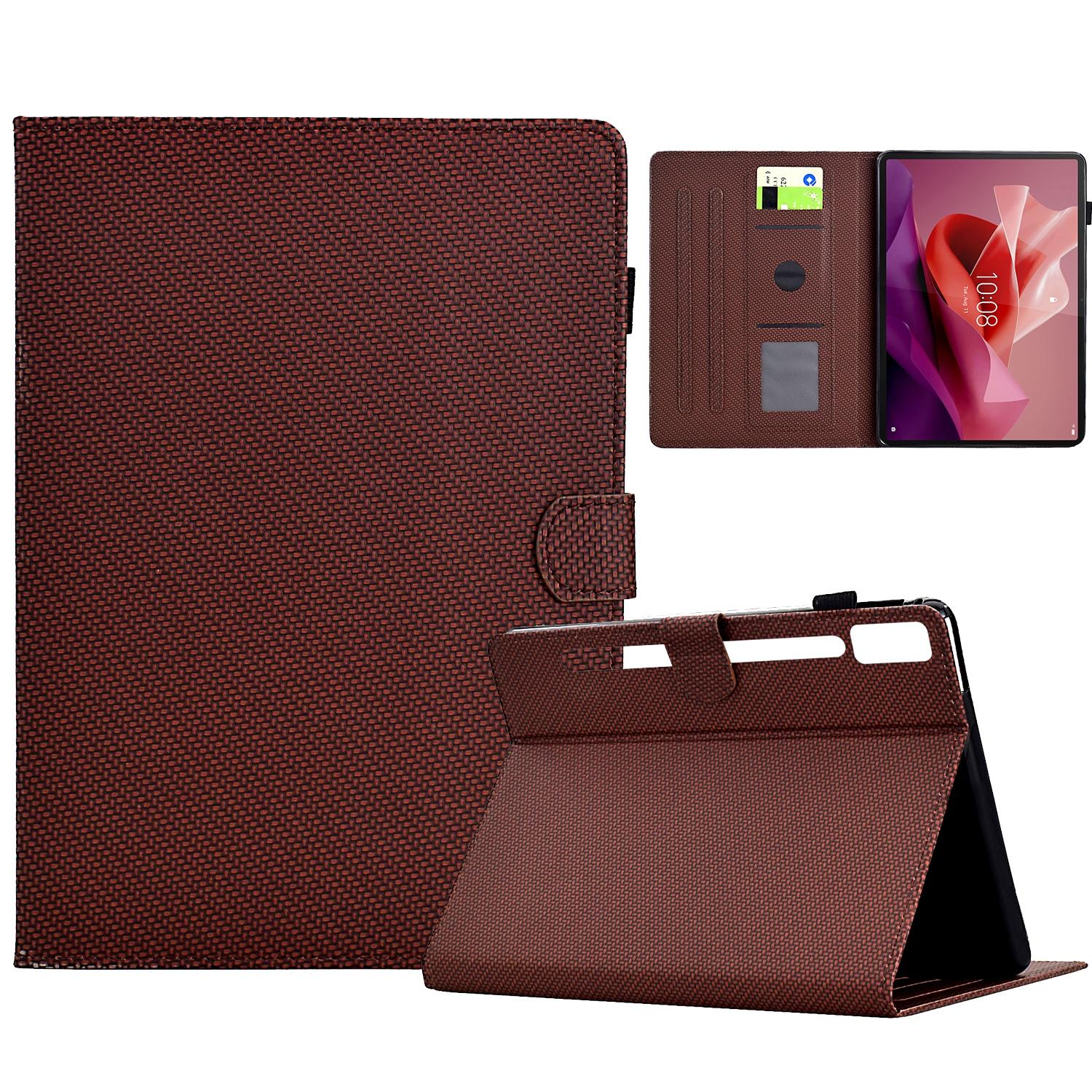 For Lenovo Tab P12 Leather Case Carbon Fiber Texture Tablet Cover Stand View A
For Lenovo Tab P12 Leather Case Carbon Fiber Texture Tablet Cover Stand View A