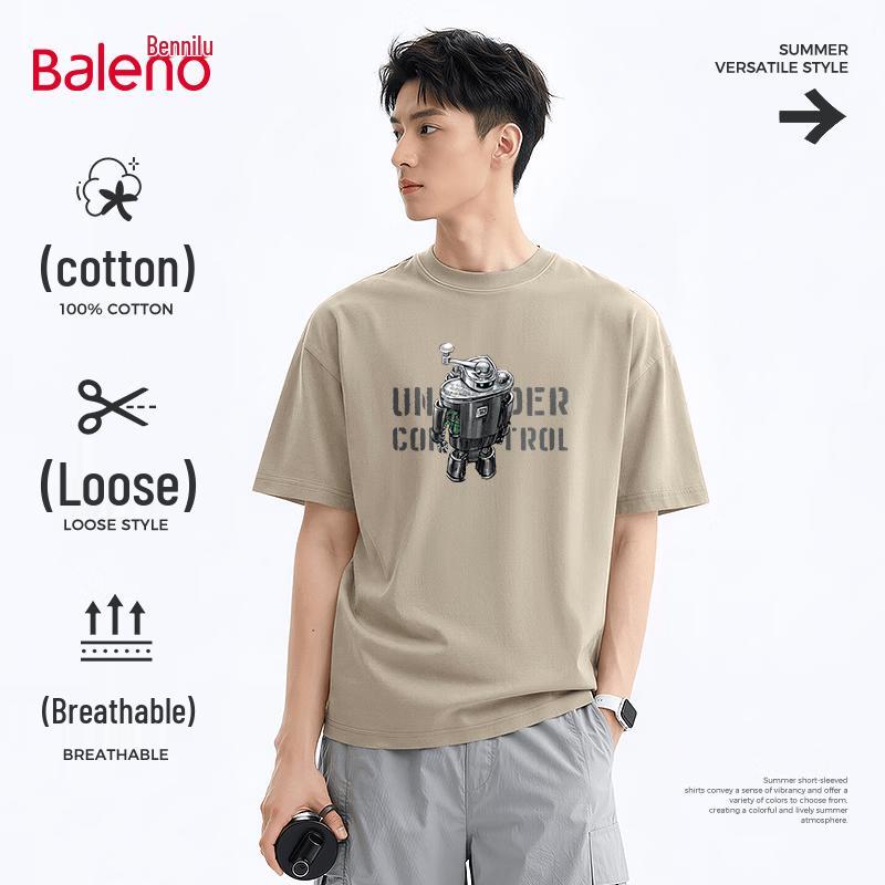 Baleno Men s Pure Cotton Short Sleeve T-Shirt 2XL
Baleno Men s Pure Cotton Short Sleeve T-Shirt 2XL