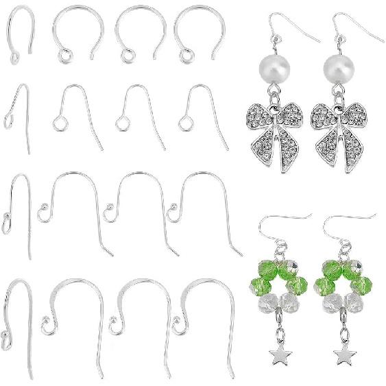 PH PandaHall 12 Pairs 925 Sterling Silver Earring Hooks 4 Styles Elegant French Earring Hooks Sterling Silver Ear Wires Fishhook Earring Hooks
PH PandaHall 12 Pairs 925 Sterling Silver Earring Hooks 4 Styles Elegant French Earring Hooks Sterling Silver Ear Wires Fishhook Earring Hooks