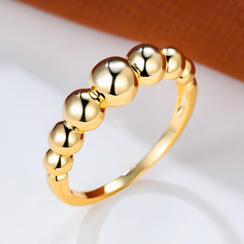 Wish popular white K geometric beads beaded smooth ring female, retro versatile simple jewelry No. 13 золотий
Wish popular white K geometric beads beaded smooth ring female, retro versatile simple jewelry No. 13 золотий