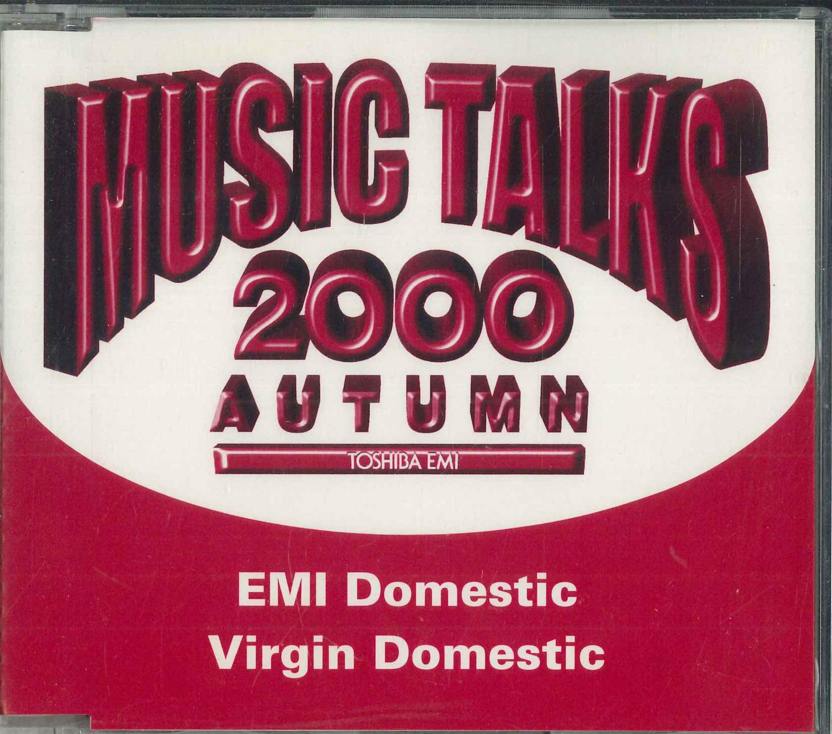 CD VARIOUS Music Talks 2000 Autumn Emi Domesti PCD2352 EMI 2000 Japan Japanese PopRock Used
CD VARIOUS Music Talks 2000 Autumn Emi Domesti PCD2352 EMI 2000 Japan Japanese PopRock Used