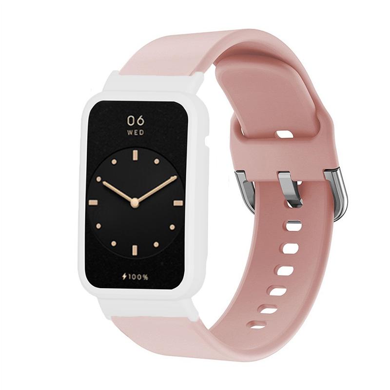 Flexible Silicone Watchband for Xiaomi Mi Band 7 Pro Smart Watch Replacement Strap with Watch Case Cover Black
Flexible Silicone Watchband for Xiaomi Mi Band 7 Pro Smart Watch Replacement Strap with Watch Case Cover Black