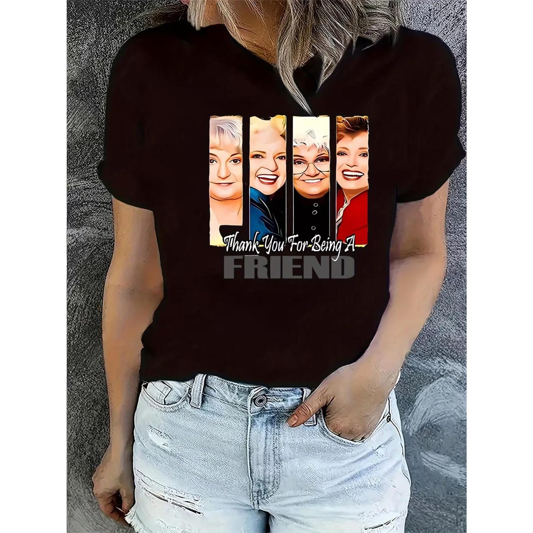 Women s Casual Short Sleeve T-Shirt with A-Z Portrait & Letter Print Round Neck Blouse - All-Season Machine Washable Top for Gym XXL чорний
Women s Casual Short Sleeve T-Shirt with A-Z Portrait & Letter Print Round Neck Blouse - All-Season Machine Washable Top for Gym XXL чорний