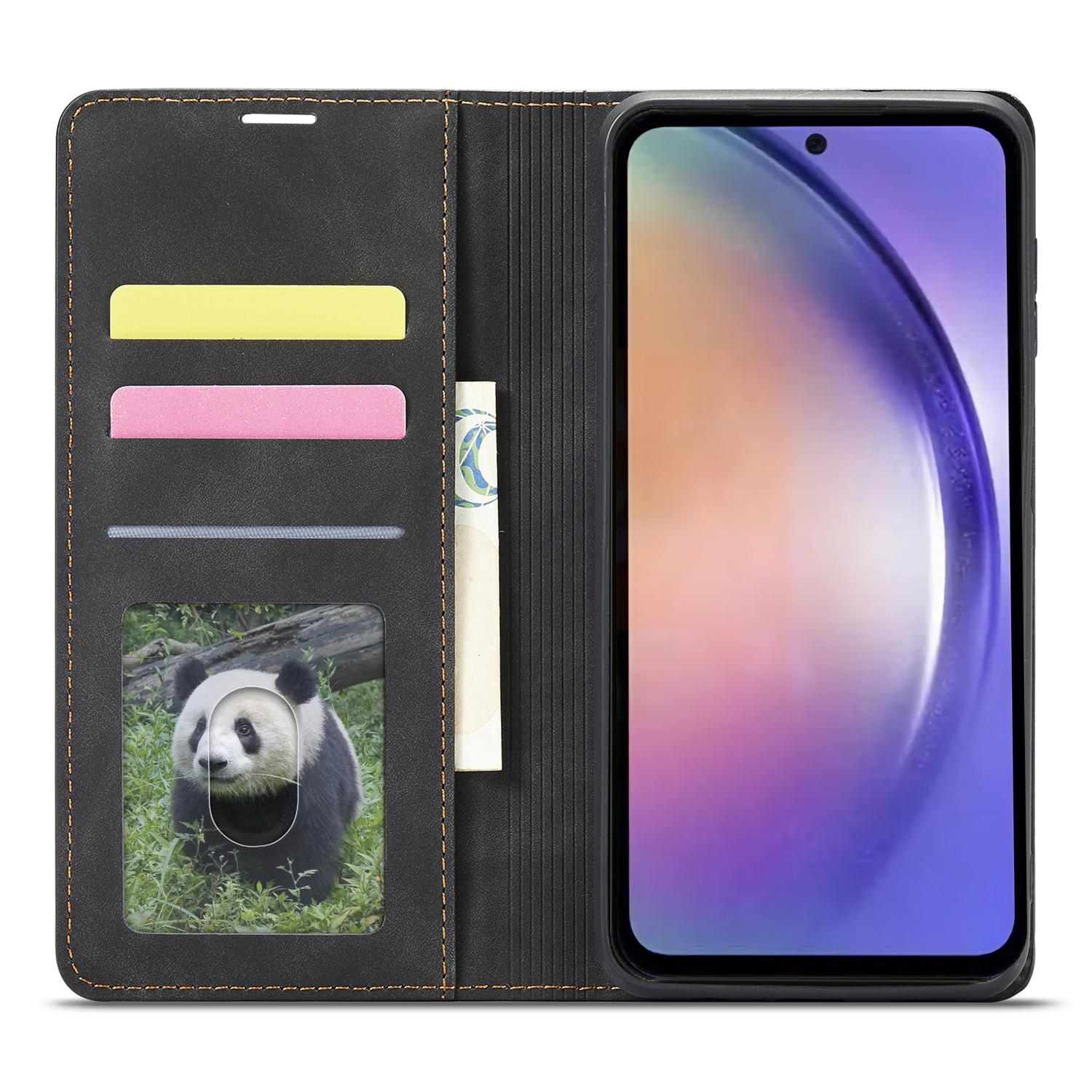 FORWENW Fantasy Series for Samsung Galaxy A54 5G Skin-touch Leather Phone Cover Anti-drop Stand Wallet Case Black
FORWENW Fantasy Series for Samsung Galaxy A54 5G Skin-touch Leather Phone Cover Anti-drop Stand Wallet Case Black