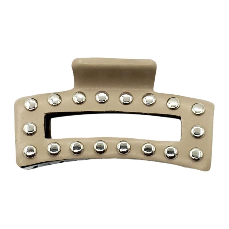 Fashionable Hollow Out Rectangular Hair Claw Clip Decorated with Studs Punk Style Hair Accessory for Women and Girls
Fashionable Hollow Out Rectangular Hair Claw Clip Decorated with Studs Punk Style Hair Accessory for Women and Girls