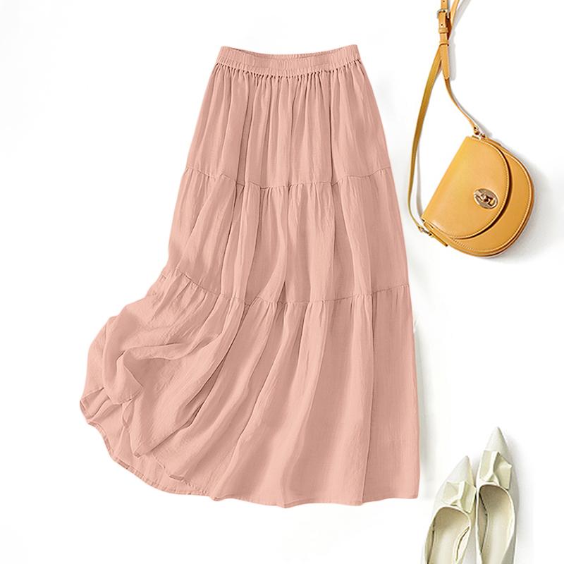 ZANZEA Женские повседневные свободные летние длинные юбки с эластичной резинкой на талии 4XL розовый
ZANZEA Женские повседневные свободные летние длинные юбки с эластичной резинкой на талии 4XL розовый