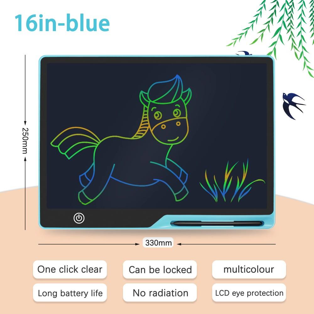 Extra Large 16 / 20 Lcd Writing Tablet/Drawing Tablet/Drawing Board Smart Rechargable Erasable Graphics Tablet Drawing Writing Pad Children Toys 16-Blue
Extra Large 16 / 20 Lcd Writing Tablet/Drawing Tablet/Drawing Board Smart Rechargable Erasable Graphics Tablet Drawing Writing Pad Children Toys 16-Blue