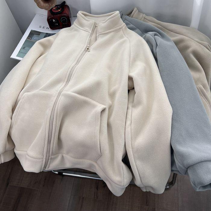 Women s Double-Sided Plush Zip-Up Fleece Hoodie - Warm, Loose Fit, Stand-Collar, Ideal for Petite Sizes, Perfect for Autumn and Winter. L миндальный
Women s Double-Sided Plush Zip-Up Fleece Hoodie - Warm, Loose Fit, Stand-Collar, Ideal for Petite Sizes, Perfect for Autumn and Winter. L миндальный