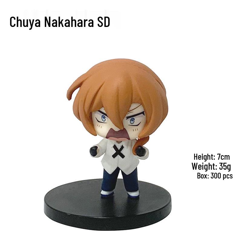 Bungo Stray Dogs Q Version Dazai Osamu & Nakahara Chuuya Hand-Painted Figurines for Desktop & Car Ornaments.
Bungo Stray Dogs Q Version Dazai Osamu & Nakahara Chuuya Hand-Painted Figurines for Desktop & Car Ornaments.