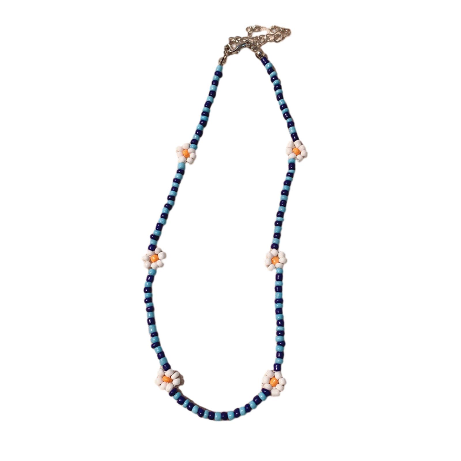 Sweet Flower Chain Necklace for Women Girls Wedding Bridal Party Jewelry Short Choker Statement Summer Beach Necklaces синій
Sweet Flower Chain Necklace for Women Girls Wedding Bridal Party Jewelry Short Choker Statement Summer Beach Necklaces синій