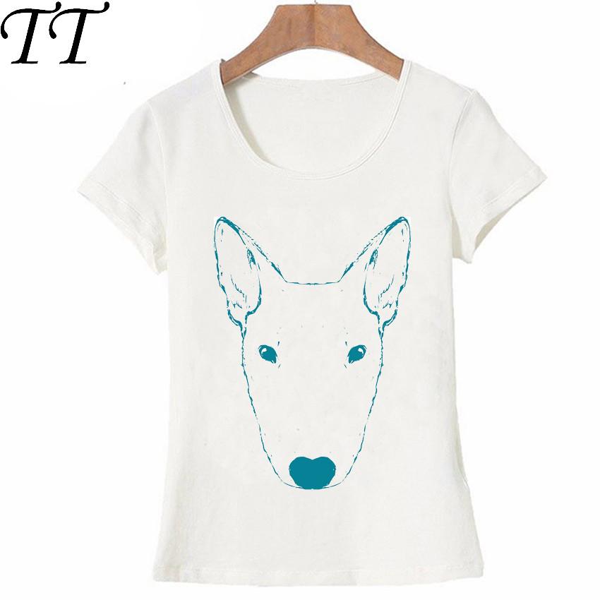 New Summer Fashion Women T Shirts Bull Terrier Dog Head Blue Tattoos Art TShirt Funny Casual Tops Cute Tees 4XL
New Summer Fashion Women T Shirts Bull Terrier Dog Head Blue Tattoos Art TShirt Funny Casual Tops Cute Tees 4XL