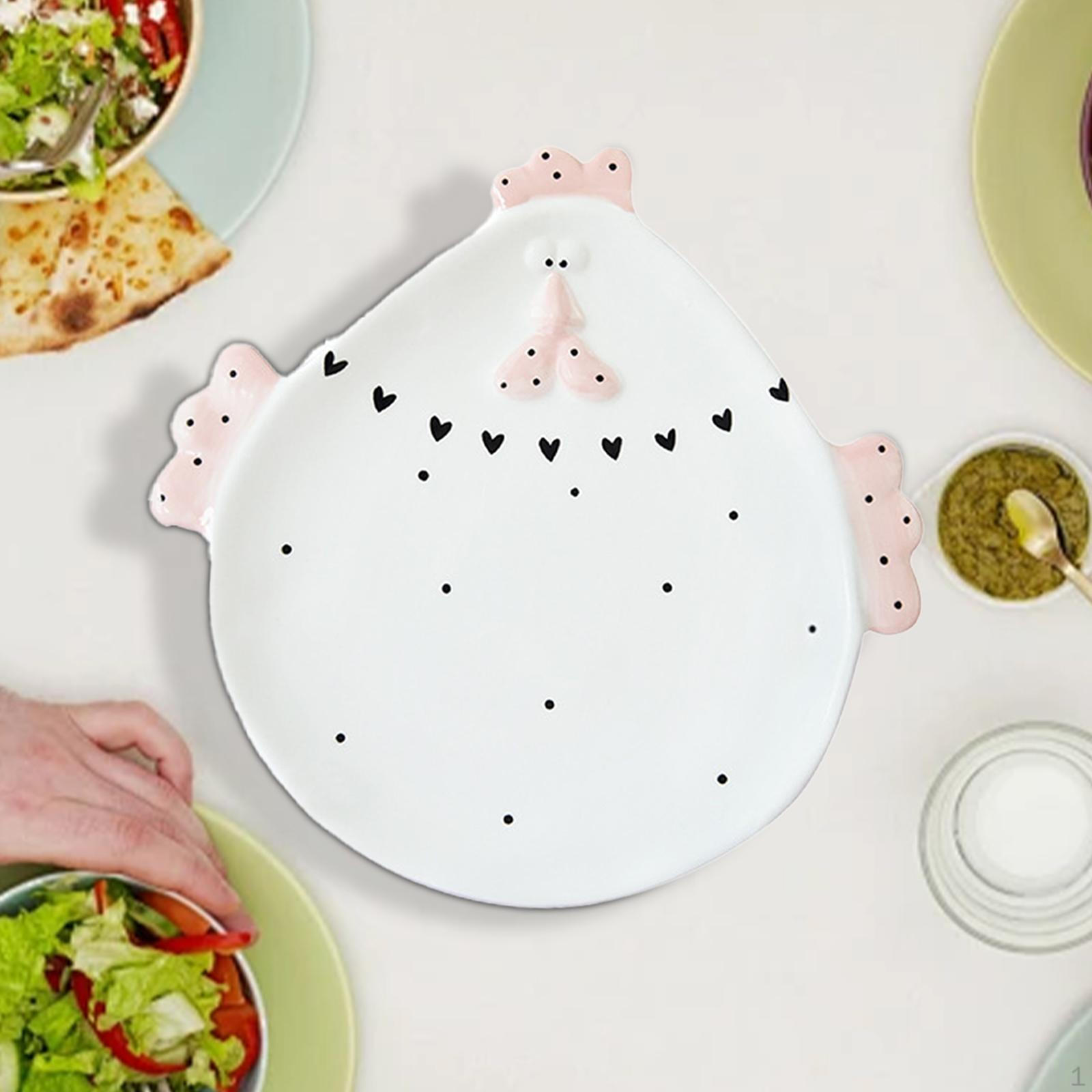 Пасхальная посуда Керамическая курица Дизайн Подарочный Винтажный Декор Посуда для Офиса В Помещении Отеля hen plate