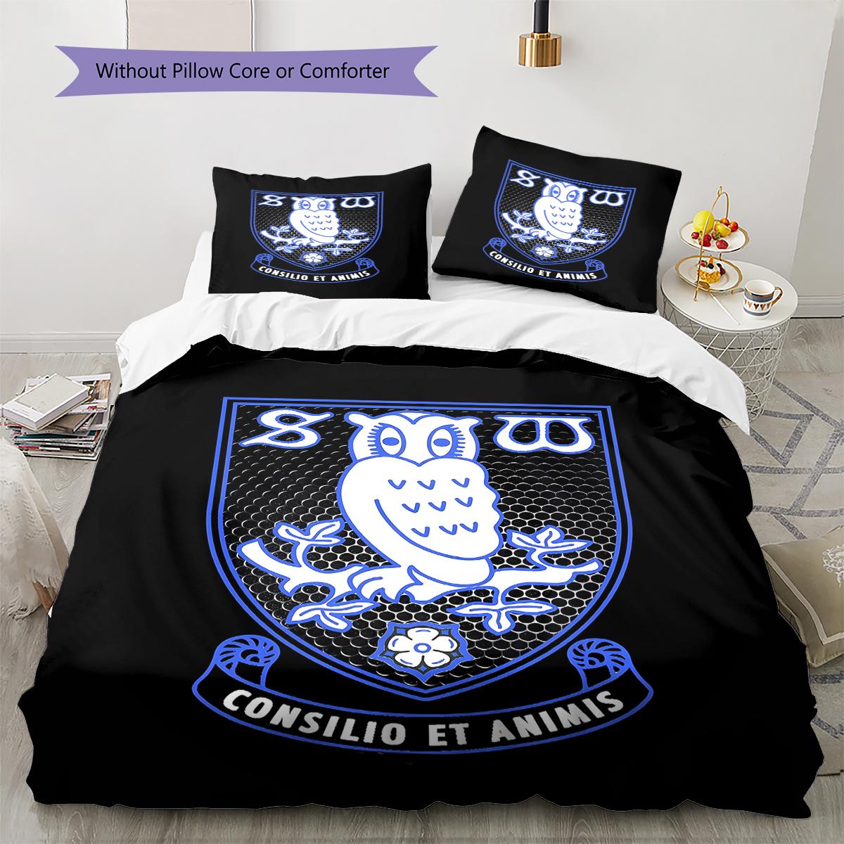 Sheffield Wednesday Pattern Bedding,Quilt Set Quilt Cover Pillowcase Home Birthday Gift (1 * duvet cover + 2 * pillowcase, without core) 200x200cm
Sheffield Wednesday Pattern Bedding,Quilt Set Quilt Cover Pillowcase Home Birthday Gift (1 * duvet cover + 2 * pillowcase, without core) 200x200cm