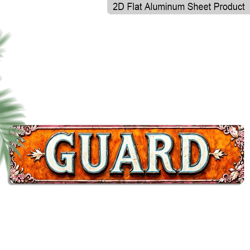 2D Flat, 1pc Retro Style ”GUARD Aluminum Metal Sign-country Orange and White Decorative Sign, Suitable for Homes, GARAGES, Gardens, Cafes-durable 40cm x 10cm
2D Flat, 1pc Retro Style ”GUARD Aluminum Metal Sign-country Orange and White Decorative Sign, Suitable for Homes, GARAGES, Gardens, Cafes-durable 40cm x 10cm