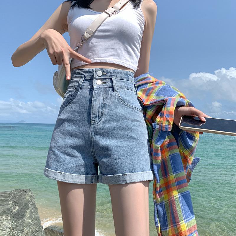 Women s 2026 High-Waist A-Line Denim Shorts: Summer Slimming, Versatile, Plus Size, Wide Leg 2XL світло-синій колір
Women s 2026 High-Waist A-Line Denim Shorts: Summer Slimming, Versatile, Plus Size, Wide Leg 2XL світло-синій колір
