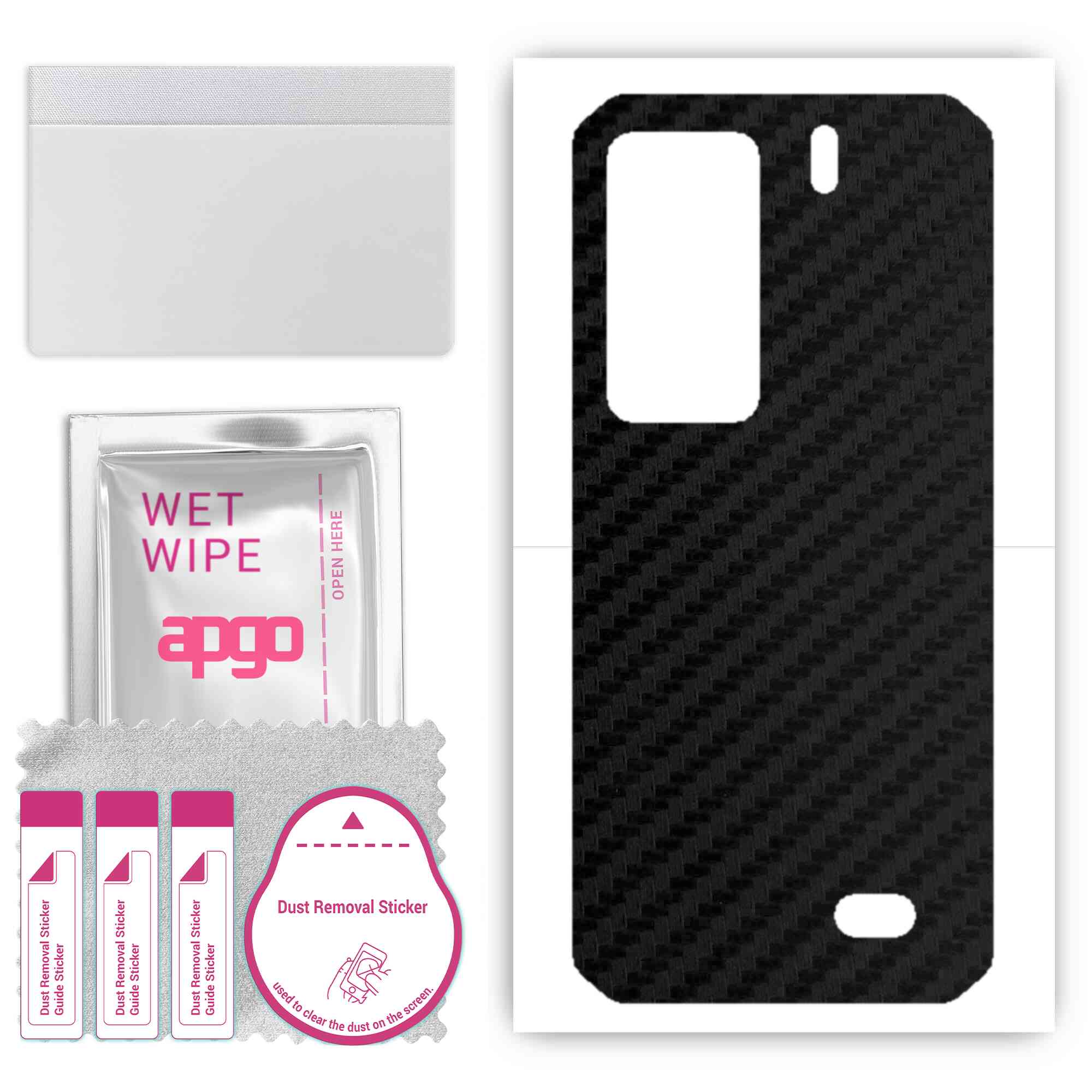 Apgo Protective Skin Sticker для задньої панелі, сумісний з Ulefone Armor 11 5G, Wrap Film, Foil, Vinyl - Pattern Carbon Black
Apgo Protective Skin Sticker для задньої панелі, сумісний з Ulefone Armor 11 5G, Wrap Film, Foil, Vinyl - Pattern Carbon Black