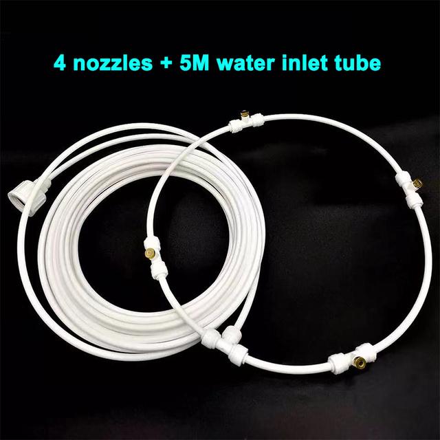 HEMAN Fan Ring Mist System 1/4 inch misting Cooling Ring with Brass Sprinkler Nozzles and Water tap Adapter PE Fan
HEMAN Fan Ring Mist System 1/4 inch misting Cooling Ring with Brass Sprinkler Nozzles and Water tap Adapter PE Fan