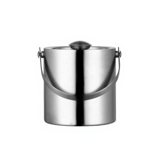 Stainless Steel Ice Bucket with Lid Double-Wall Insulated Wine Champagne Cooler 1.4/2/3L Large Capacity Rust-Proof Barrel for Bars Hotels Parties S
Stainless Steel Ice Bucket with Lid Double-Wall Insulated Wine Champagne Cooler 1.4/2/3L Large Capacity Rust-Proof Barrel for Bars Hotels Parties S