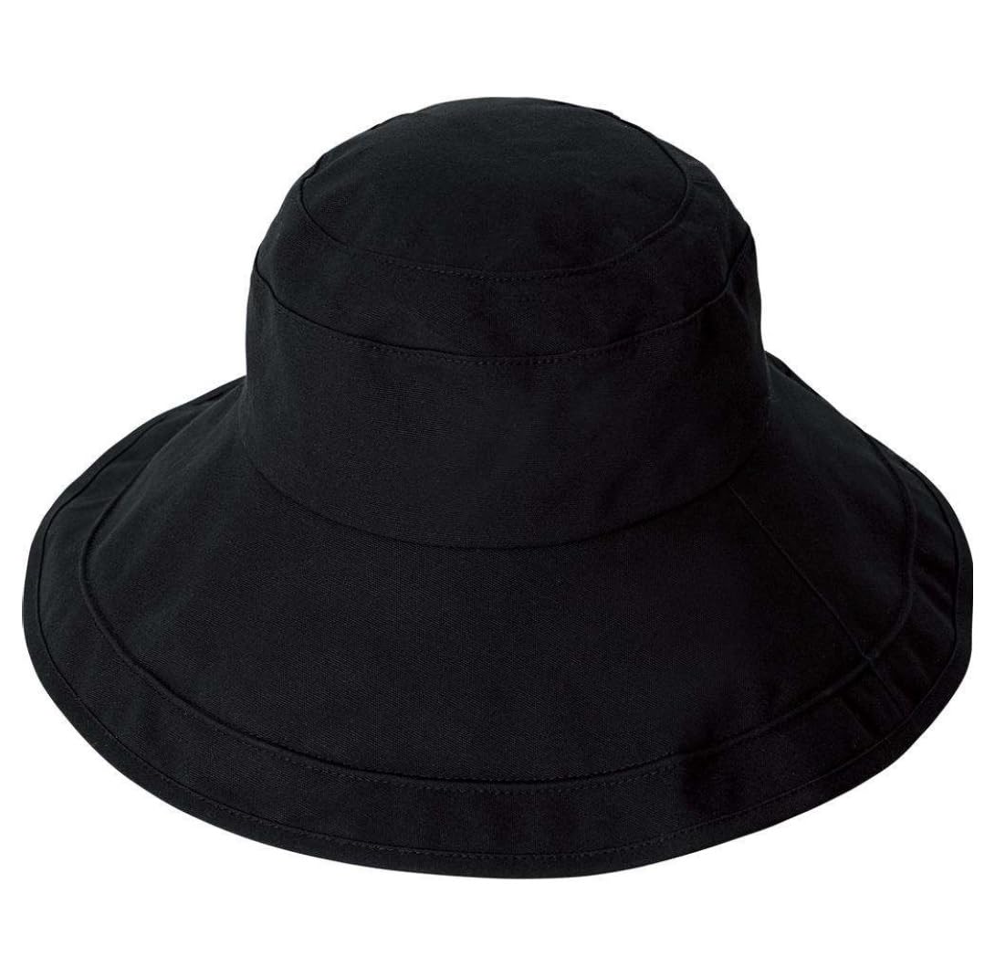 Cogit Precious UV Шляпа с широкими полями и козырьком для эффекта похудения и защиты от УФ-лучей, Черный, 99% чёрный